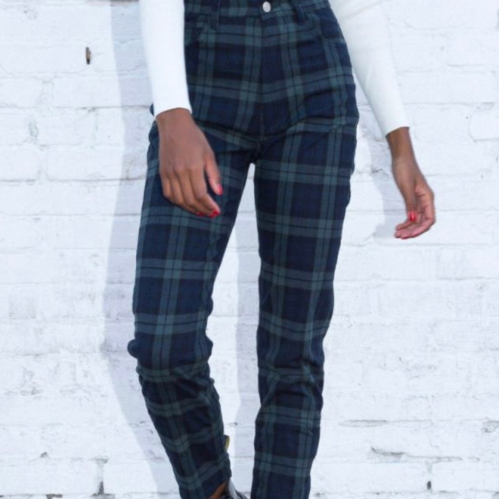Brandy Melville Plaid Tilden Pants